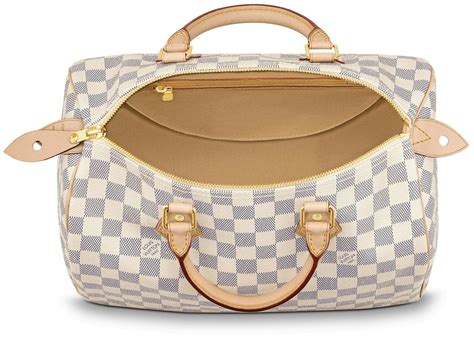 louis vuitton speedy 30 damier azur review|authentic lv speedy 30.